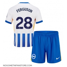 Otroški Brighton Evan Ferguson #28 Replika nogometni dresi kompleti Domači 2024-25 Kratek Rokav (+ hlače)
