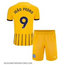 Otroški Brighton Joao Pedro #9 Replika nogometni dresi kompleti Gostujoči 2024-25 Kratek Rokav (+ hlače)
