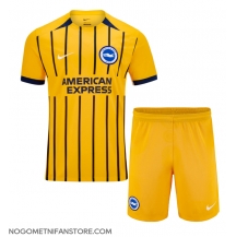 Otroški Brighton Replika nogometni dresi kompleti Gostujoči 2024-25 Kratek Rokav (+ hlače)