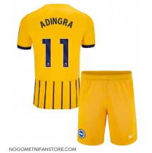 Otroški Brighton Simon Adingra #11 Replika nogometni dresi kompleti Gostujoči 2024-25 Kratek Rokav (+ hlače)
