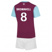 Otroški Burnley Josh Brownhill #8 Replika nogometni dresi kompleti Domači 2024-25 Kratek Rokav (+ hlače)