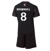 Otroški Burnley Josh Brownhill #8 Replika nogometni dresi kompleti Gostujoči 2024-25 Kratek Rokav (+ hlače)