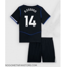 Otroški Chelsea Dario Essugo #14 Replika nogometni dresi kompleti Tretji 2025-26 Kratek Rokav (+ hlače)