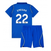 Otroški Chelsea Emmanuel Emegha #22 Replika nogometni dresi kompleti Domači 2026-27 Kratek Rokav (+ hlače)