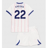 Otroški Chelsea Emmanuel Emegha #22 Replika nogometni dresi kompleti Tretji 2026-27 Kratek Rokav (+ hlače)