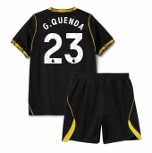 Otroški Chelsea Geovany Quenda #23 Replika nogometni dresi kompleti Gostujoči 2026-27 Kratek Rokav (+ hlače)