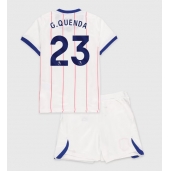 Otroški Chelsea Geovany Quenda #23 Replika nogometni dresi kompleti Tretji 2026-27 Kratek Rokav (+ hlače)