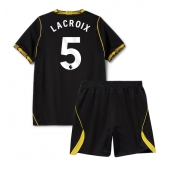 Otroški Chelsea Maxence Lacroix #5 Replika nogometni dresi kompleti Gostujoči 2026-27 Kratek Rokav (+ hlače)