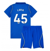 Otroški Chelsea Romeo Lavia #45 Replika nogometni dresi kompleti Domači 2026-27 Kratek Rokav (+ hlače)