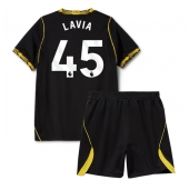 Otroški Chelsea Romeo Lavia #45 Replika nogometni dresi kompleti Gostujoči 2026-27 Kratek Rokav (+ hlače)