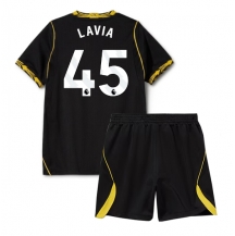 Otroški Chelsea Romeo Lavia #45 Replika nogometni dresi kompleti Gostujoči 2026-27 Kratek Rokav (+ hlače)
