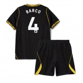 Otroški Chelsea Valentin Barco #4 Replika nogometni dresi kompleti Gostujoči 2026-27 Kratek Rokav (+ hlače)