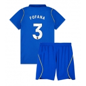 Otroški Chelsea Wesley Fofana #3 Replika nogometni dresi kompleti Domači 2026-27 Kratek Rokav (+ hlače)