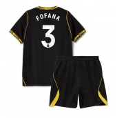 Otroški Chelsea Wesley Fofana #3 Replika nogometni dresi kompleti Gostujoči 2026-27 Kratek Rokav (+ hlače)