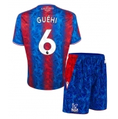 Otroški Crystal Palace Marc Guehi #6 Replika nogometni dresi kompleti Domači 2024-25 Kratek Rokav (+ hlače)