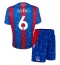 Otroški Crystal Palace Marc Guehi #6 Replika nogometni dresi kompleti Domači 2024-25 Kratek Rokav (+ hlače)