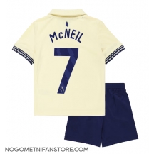 Otroški Everton Dwight McNeil #7 Replika nogometni dresi kompleti Gostujoči 2025-26 Kratek Rokav (+ hlače)