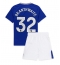 Otroški Everton Jarrad Branthwaite #32 Replika nogometni dresi kompleti Domači 2024-25 Kratek Rokav (+ hlače)