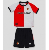 Otroški Feyenoord Replika nogometni dresi kompleti Domači 2024-25 Kratek Rokav (+ hlače)