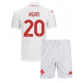 Otroški Fiorentina Moise Kean #20 Replika nogometni dresi kompleti Gostujoči 2024-25 Kratek Rokav (+ hlače)