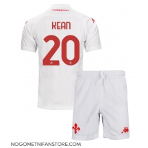 Otroški Fiorentina Moise Kean #20 Replika nogometni dresi kompleti Gostujoči 2024-25 Kratek Rokav (+ hlače)