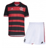 Otroški Flamengo Replika nogometni dresi kompleti Domači 2024-25 Kratek Rokav (+ hlače)