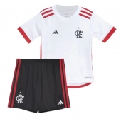 Otroški Flamengo Replika nogometni dresi kompleti Gostujoči 2024-25 Kratek Rokav (+ hlače)