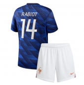 Otroški Francija Adrien Rabiot #14 Replika nogometni dresi kompleti Domači SP 2026 Kratek Rokav (+ hlače)