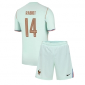 Otroški Francija Adrien Rabiot #14 Replika nogometni dresi kompleti Gostujoči SP 2026 Kratek Rokav (+ hlače)