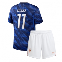 Otroški Francija Michael Olise #11 Replika nogometni dresi kompleti Domači SP 2026 Kratek Rokav (+ hlače)
