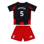 Otroški Fulham Emile Smith Rowe #32 Replika nogometni dresi kompleti Gostujoči 2024-25 Kratek Rokav (+ hlače)