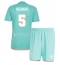 Otroški Inter Miami Sergio Busquets #5 Replika nogometni dresi kompleti Tretji 2024-25 Kratek Rokav (+ hlače)