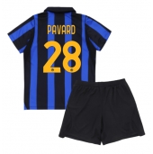 Otroški Inter Milan Benjamin Pavard #28 Replika nogometni dresi kompleti Domači 2026-27 Kratek Rokav (+ hlače)