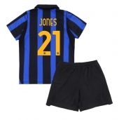 Otroški Inter Milan Curtis Jones #21 Replika nogometni dresi kompleti Domači 2026-27 Kratek Rokav (+ hlače)