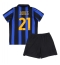 Otroški Inter Milan Curtis Jones #21 Replika nogometni dresi kompleti Domači 2026-27 Kratek Rokav (+ hlače)