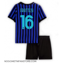 Otroški Inter Milan Davide Frattesi #16 Replika nogometni dresi kompleti Domači 2025-26 Kratek Rokav (+ hlače)