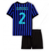 Otroški Inter Milan Denzel Dumfries #2 Replika nogometni dresi kompleti Domači 2025-26 Kratek Rokav (+ hlače)