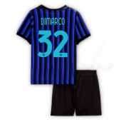 Otroški Inter Milan Federico Dimarco #32 Replika nogometni dresi kompleti Domači 2025-26 Kratek Rokav (+ hlače)