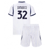 Otroški Inter Milan Federico Dimarco #32 Replika nogometni dresi kompleti Gostujoči 2026-27 Kratek Rokav (+ hlače)