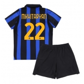 Otroški Inter Milan Henrikh Mkhitaryan #22 Replika nogometni dresi kompleti Domači 2026-27 Kratek Rokav (+ hlače)