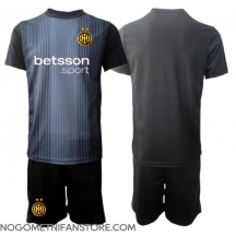 Otroški Inter Milan Vratar Replika nogometni dresi kompleti Domači 2025-26 Kratek Rokav (+ hlače)