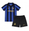 Otroški Inter Milan Yann Bisseck #31 Replika nogometni dresi kompleti Domači 2026-27 Kratek Rokav (+ hlače)