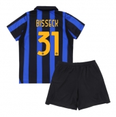 Otroški Inter Milan Yann Bisseck #31 Replika nogometni dresi kompleti Domači 2026-27 Kratek Rokav (+ hlače)