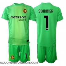Otroški Inter Milan Yann Sommer #1 Vratar Replika nogometni dresi kompleti Tretji 2025-26 Kratek Rokav (+ hlače)