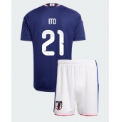 Otroški Japonska Hiroki Ito #21 Replika nogometni dresi kompleti Domači SP 2026 Kratek Rokav (+ hlače)