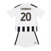 Otroški Juventus Andrea Cambiaso #20 Replika nogometni dresi kompleti Domači 2026-27 Kratek Rokav (+ hlače)