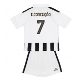Otroški Juventus Francisco Conceicao #7 Replika nogometni dresi kompleti Domači 2026-27 Kratek Rokav (+ hlače)