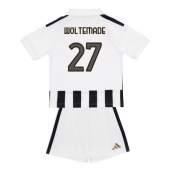 Otroški Juventus Nick Woltemade #27 Replika nogometni dresi kompleti Domači 2026-27 Kratek Rokav (+ hlače)