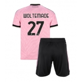Otroški Juventus Nick Woltemade #27 Replika nogometni dresi kompleti Gostujoči 2026-27 Kratek Rokav (+ hlače)