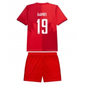 Otroški Kanada Alphonso Davies #19 Replika nogometni dresi kompleti Domači SP 2026 Kratek Rokav (+ hlače)